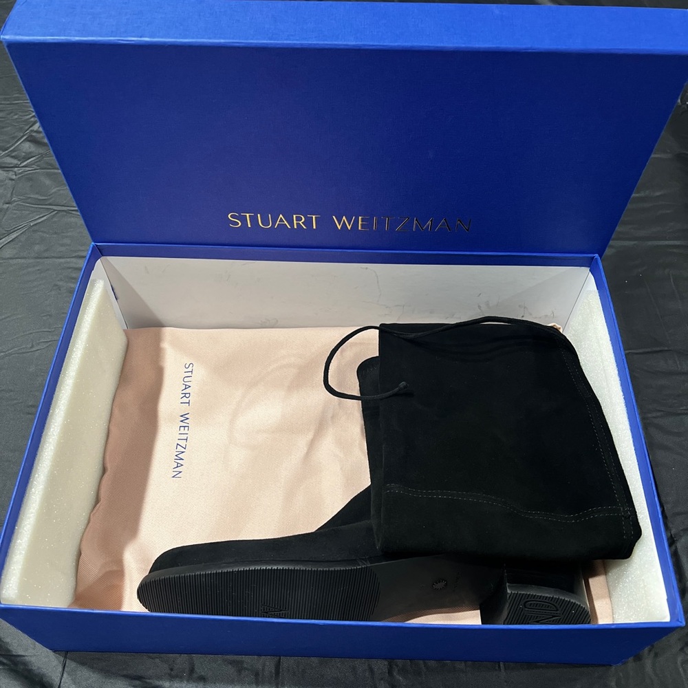 Stuart Weitzman Midland over-the-knee suede boots
